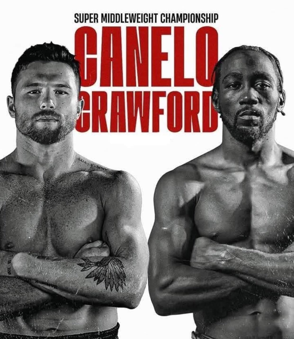 Canelo vs Crawford Fight Poster